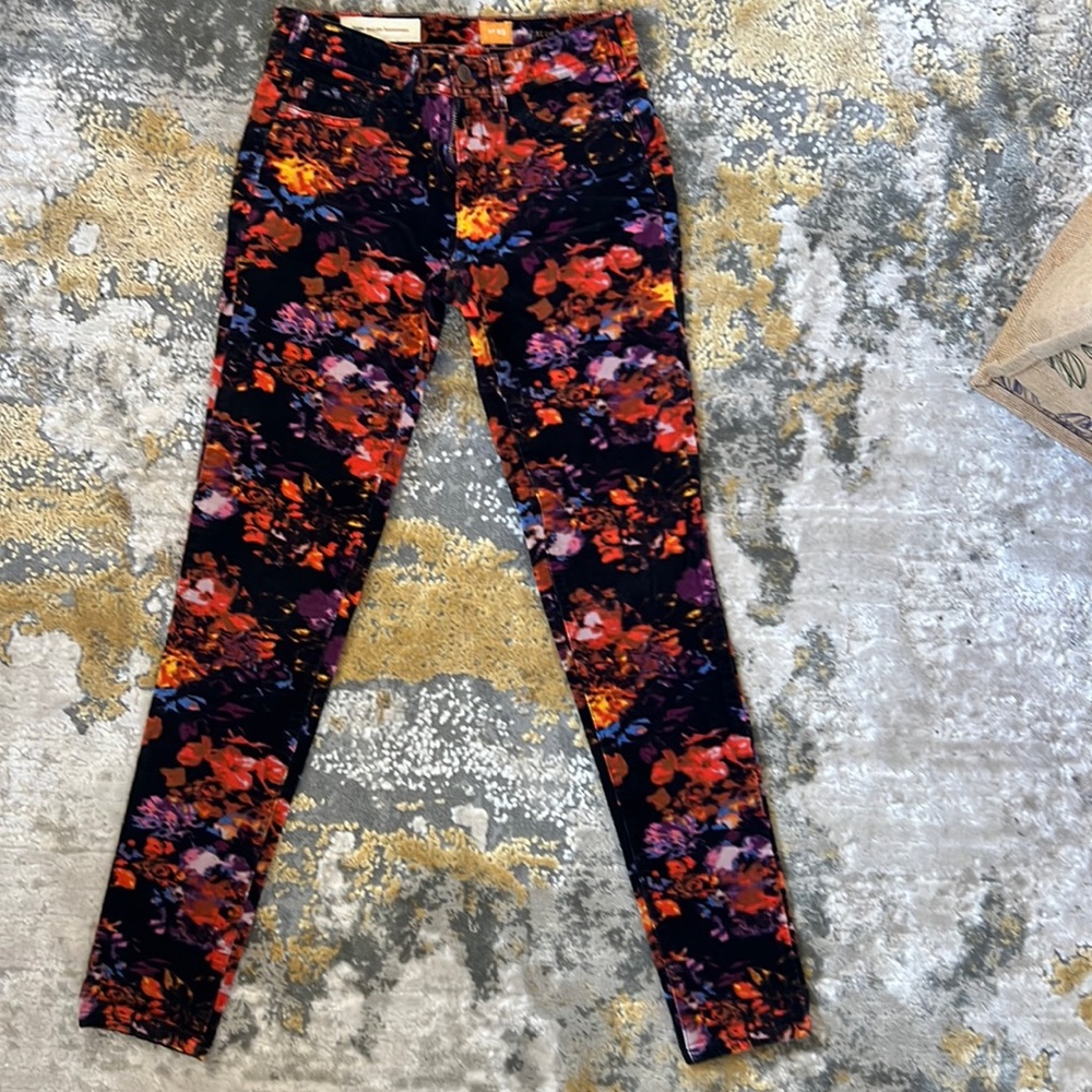 Pilcro and the Letterpress velour pant
